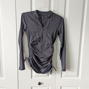 Athleta Gray Long Sleeve Top